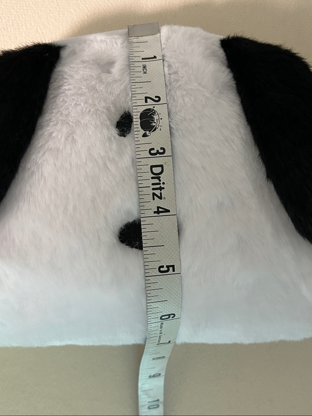 Peanuts Bag Snoopy Plush Dog Pouch - Snoopy Makeup Travel Bag -White/Black-NEW - Picture 10 of 12